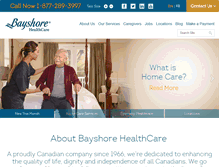 Tablet Screenshot of bayshore.ca