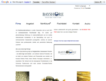 Tablet Screenshot of bayshore.ch